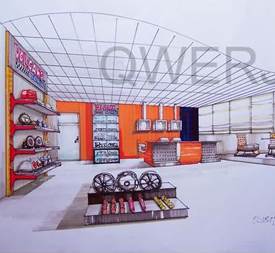 展示手绘效果图2