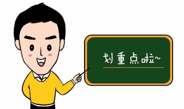 大招来袭!划重点!! 大招来袭!划重点!!