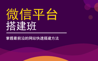 广州微信平台搭建班