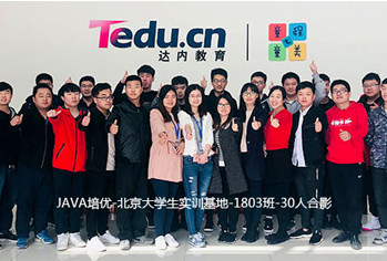 JAVA培优北京大学生实训基地合影