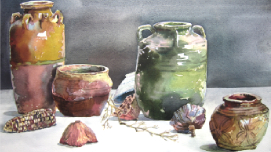 水彩静物 水彩静物