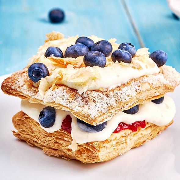 蓝莓拿破仑蛋糕