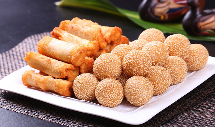 油炸芝麻球培训 油炸芝麻球培训