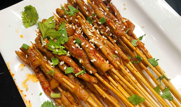 铁板鸭肠 铁板鸭肠