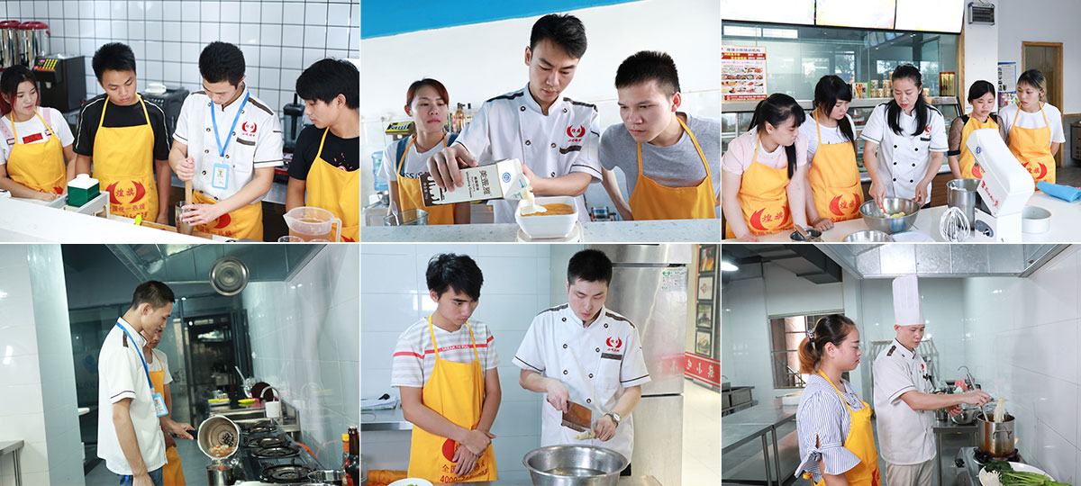 学员担担面学习现场 学员担担面学习现场