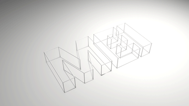 C4D-流动圆形组成文字