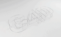 C4D-流动圆形组成文字