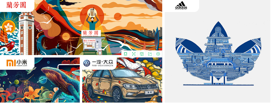 500强企业,引领商业插画潮流 500强企业,引领商业插画潮流