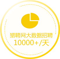 猎聘网大数据招聘  10000+/天,