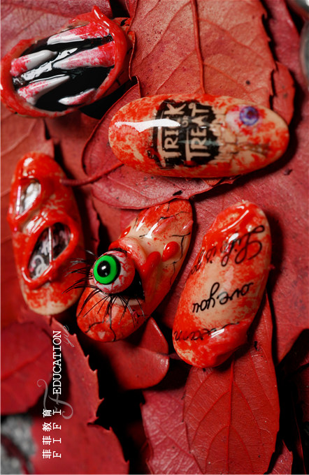 学校菲菲美甲作品