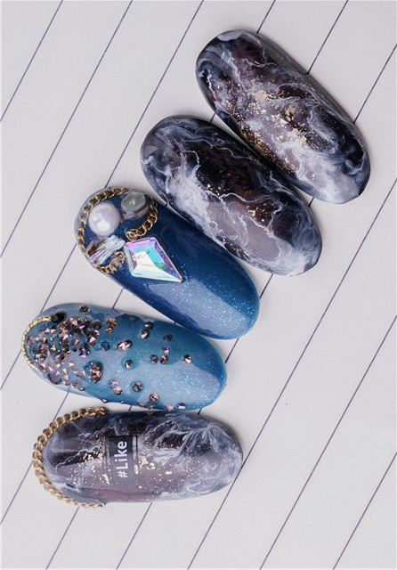 学校菲菲美甲作品