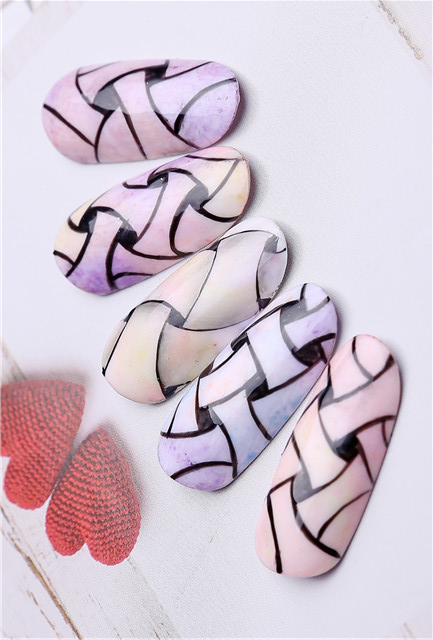 学校菲菲美甲作品