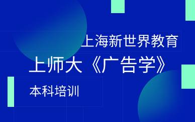 上海上师大《广告学》本科培训