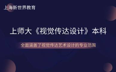 上海上师大《视觉传达设计》本科培训