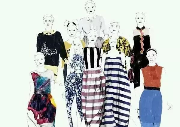 广州秀丽分享服装设计效果图表现与“水彩画技法”的思路！