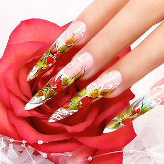 立体彩绘指甲结构图画法 立体彩绘指甲结构图画法