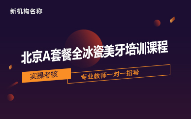 北京A套餐全冰瓷美牙培训课程 北京A套餐全冰瓷美牙培训课程