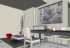 sketchup室内空间规划