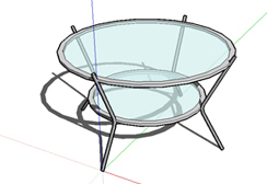 sketchup三维物体建模