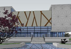 sketchup建筑规划表现