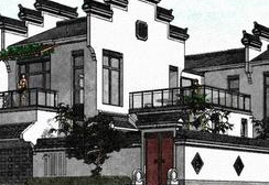 sketchup房屋表现