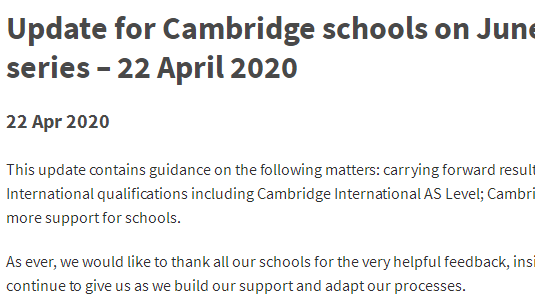 学通国际高中校长解读CAIE细则更新：AS成绩合并及5点“精华建议”，来自一梯队！