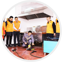 大型油烟机清洗培训