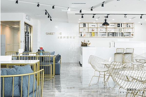 成都甜蜜时光学校休

息区