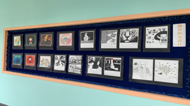 东莞拓普服装设计学校 学员作品摆放 东莞拓普服装设计学校 学员作品摆放