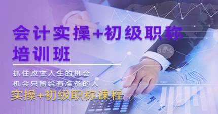 成都会计实操+初级职称培训班