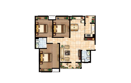 摄图网_401174097_彩色平面图(企业商用) 摄图网_401174097_彩色平面图(企业商用)