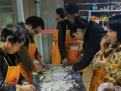 上海食尚香教学现场