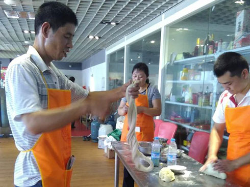 上海食尚香教学现场