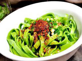 上海正宗油泼菠菜面 学员作品