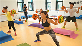 澎特健身课堂剪影