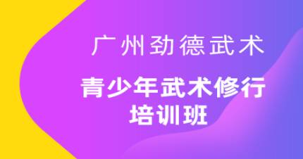 广州青少年武术修行培训班