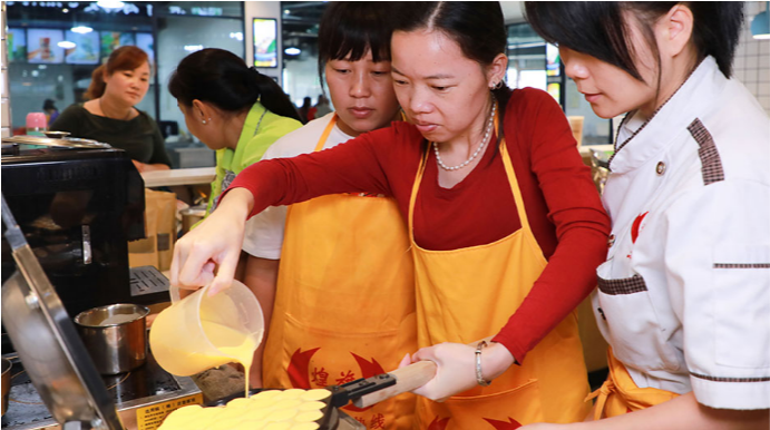 上海煌旗小吃培训学校培训现场 上海煌旗小吃培训学校培训现场