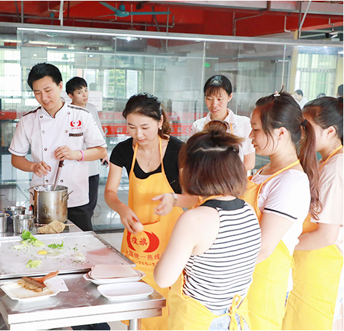 上海煌旗小吃培训学校培训现场 上海煌旗小吃培训学校培训现场