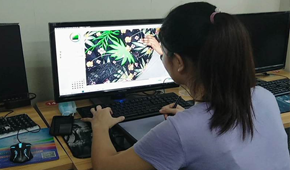 廣州啟點數(shù)碼印花設(shè)計培訓(xùn)學(xué)校教學(xué)現(xiàn)場是怎么樣的？