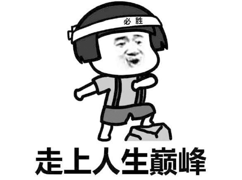 走上人生巅峰