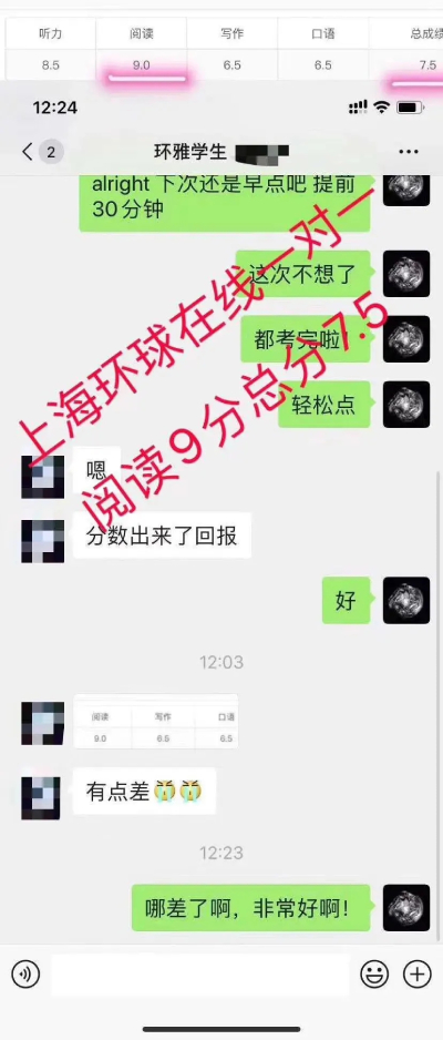 环球雅思高分学员 环球雅思高分学员