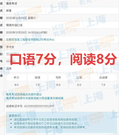 环球高分学员 环球高分学员