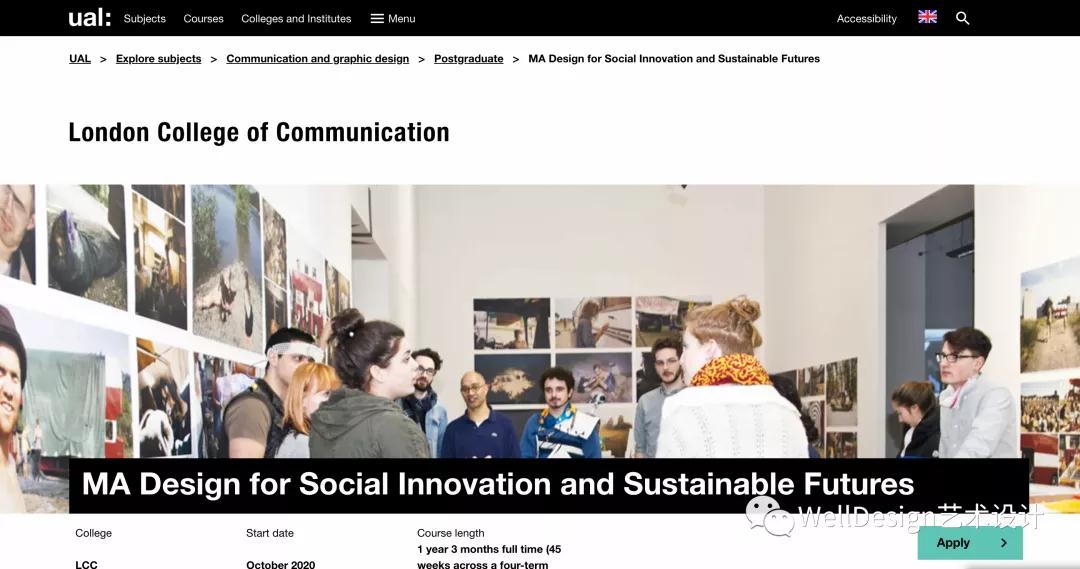 伦敦艺术大学MA Design for Social Innovation and Sustainable Futures 伦敦艺术大学MA Design for Social Innovation and Sustainable Futures