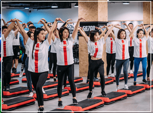 团操课剪影 团操课剪影