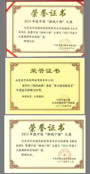 项目获奖(三奖合一) 项目获奖(三奖合一)