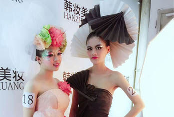 学员化妆作品