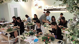 深圳二一零三Flower花艺培训中心-上课现场