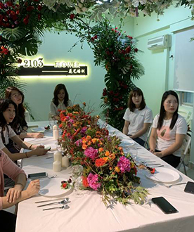 深圳二一零三Flower花艺培训中心-上课现场