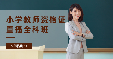 佛山小学教师资格证直播全科班