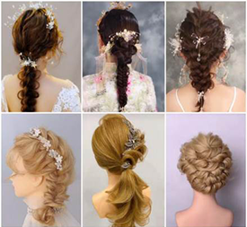 盘发造型 盘发造型